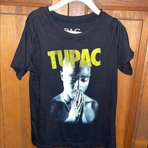 Black T-Shirt with Tupac Graphic